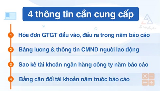 PHÍ DỊCH VỤ LẬP BÁO CÁO TÀI CHÍNH